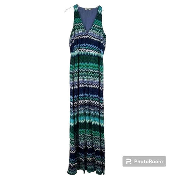The Addison Story Women's Size XS The Green Juxtapose Striped Maxi Dress NO BELT - Picture 2 of 6